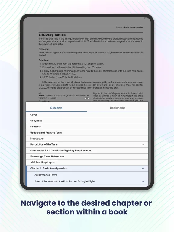 Ảnh chụp màn hình của ASA Library iPad 
