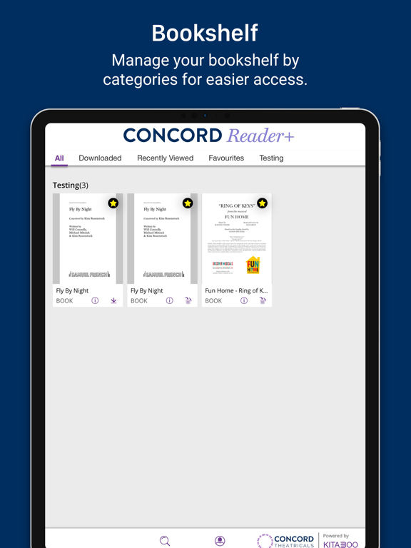 Concord Reader + iPad 应用截图