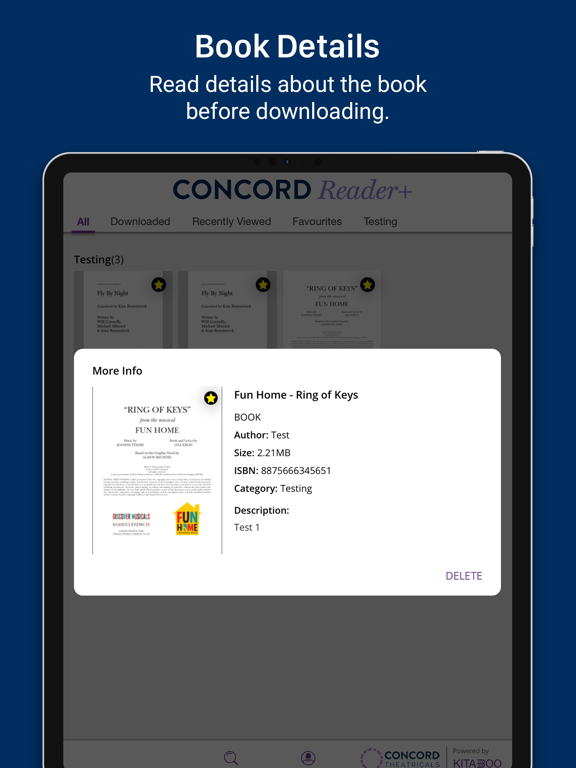 Concord Reader + iPad 应用截图