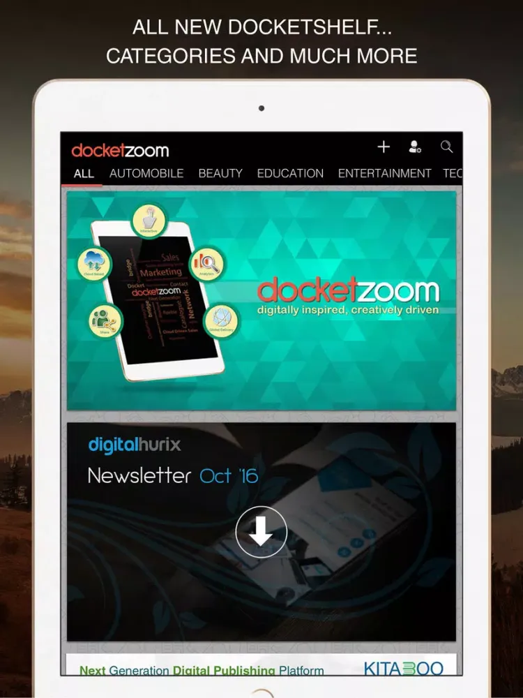 docketzoom iPad  Screenshots