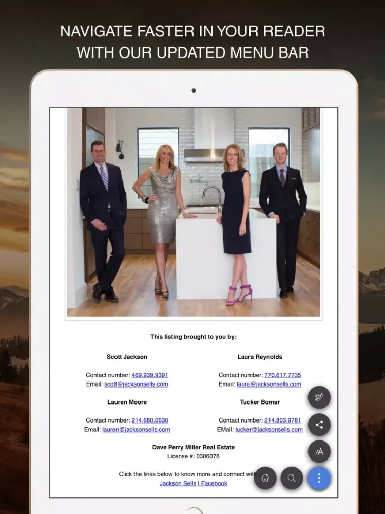 Zrzuty ekranu JacksonSells iPad 