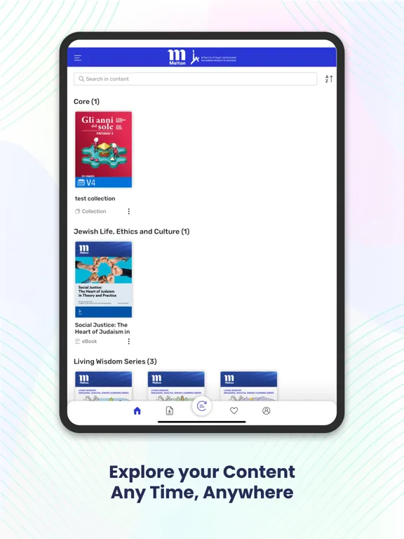 Melton eBooks iPad  سکرین شاٹس