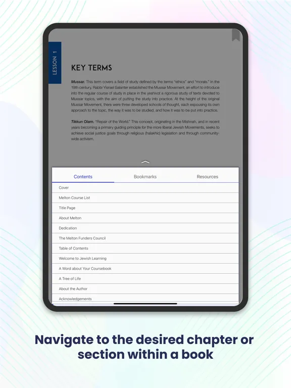 Melton eBooks iPad  سکرین شاٹس
