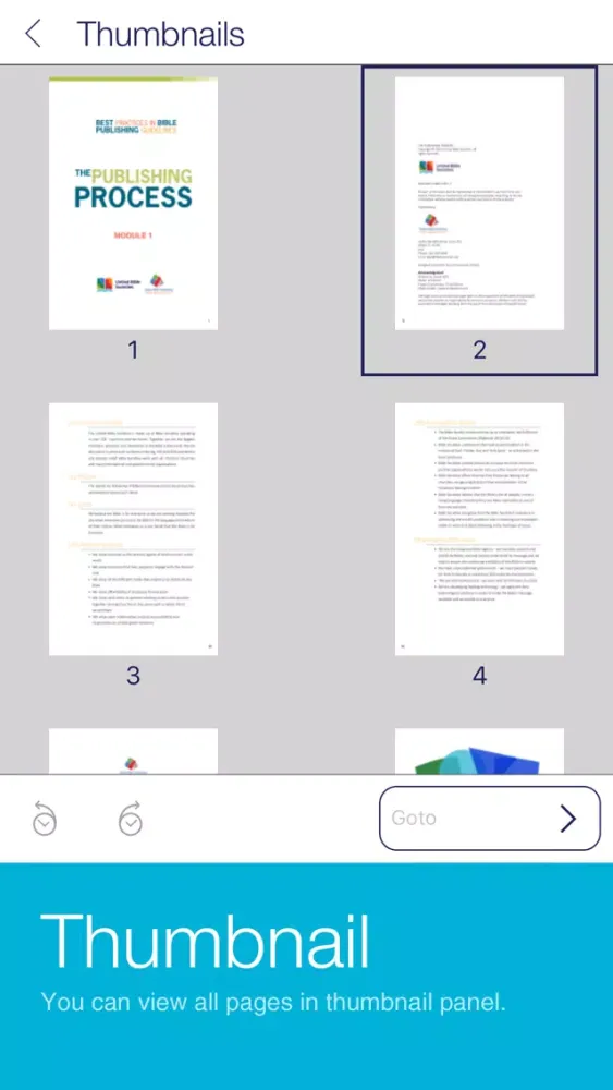UBS eReader Screenshots