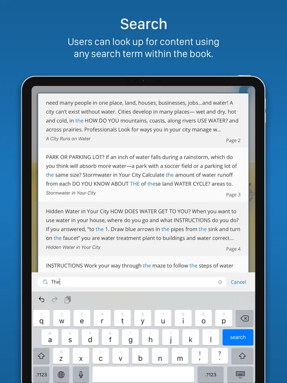 Project WET iPad  Screenshots