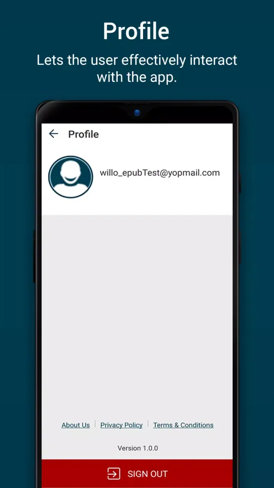 Capturas de tela do Willo Labs Mobile Reader