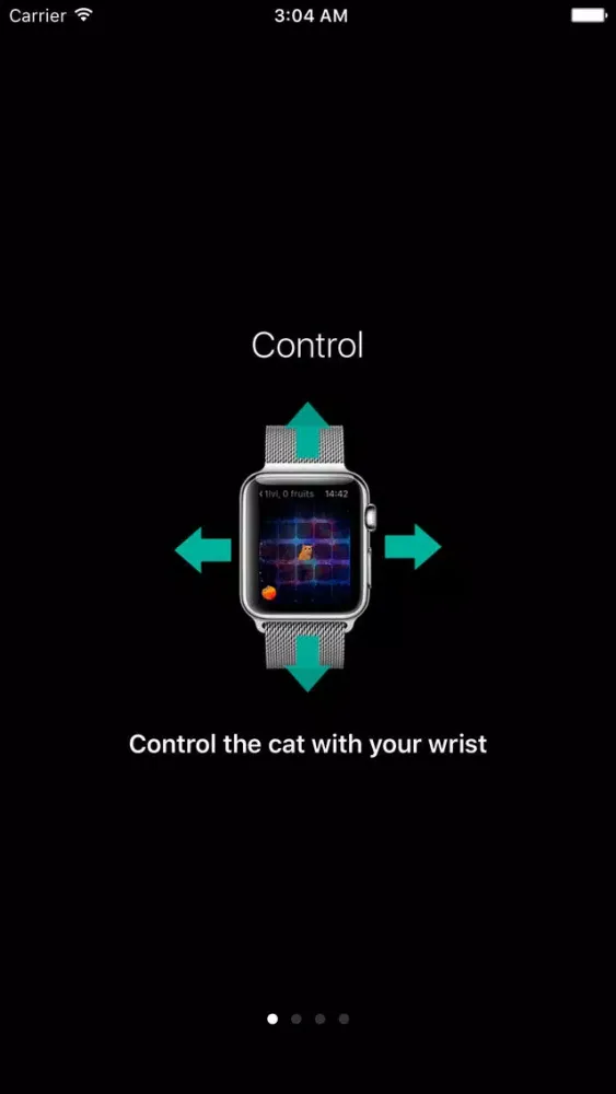 Tangkapan skrin Hurma Cat for Watch - The first fully motion-based game for watch