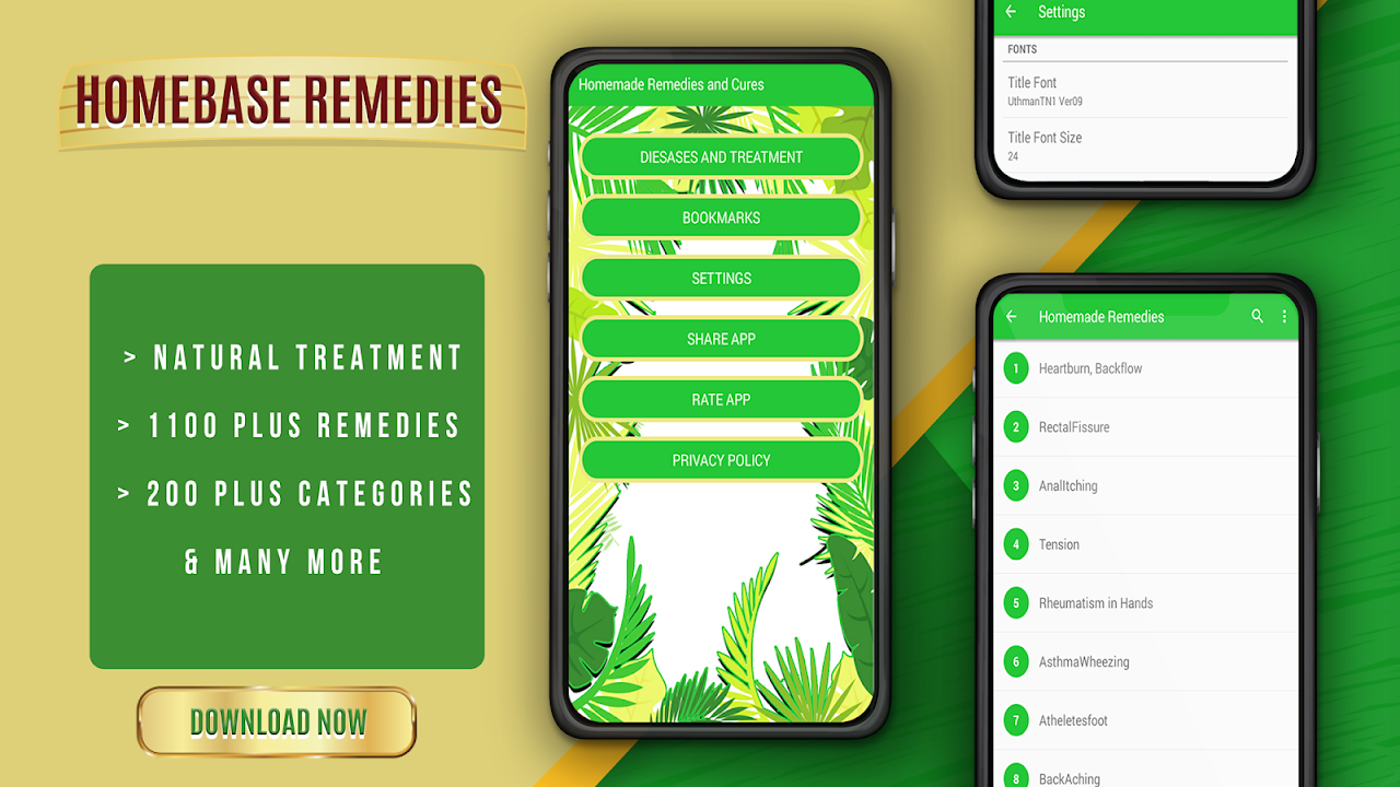 Homemade Remedies and Cures Screenshots