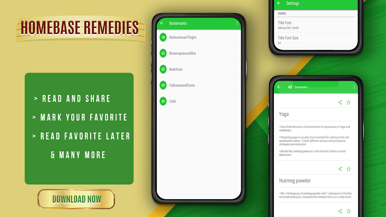 Homemade Remedies and Cures Screenshots