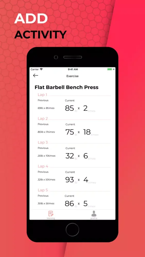 Fitum - gym tracker calendar Screenshots