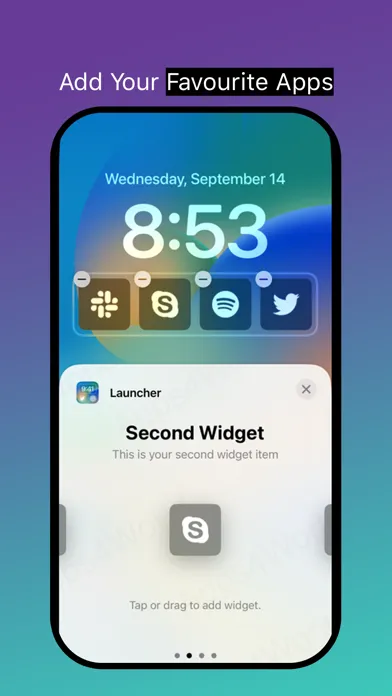 Lockscreen Custom - Widget سکرین شاٹس