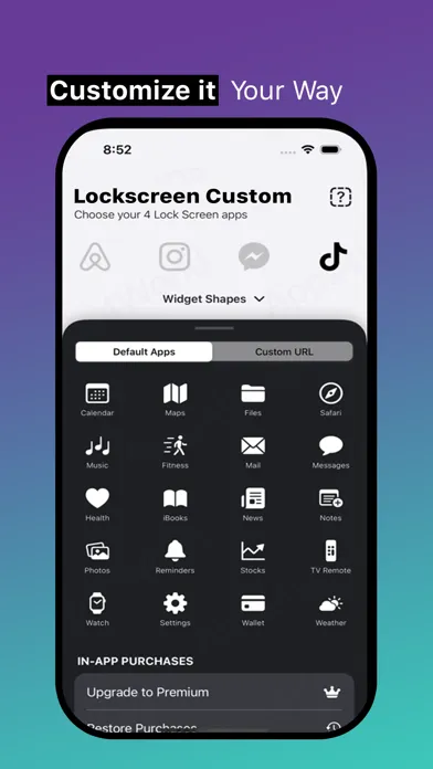 Lockscreen Custom - Widget سکرین شاٹس