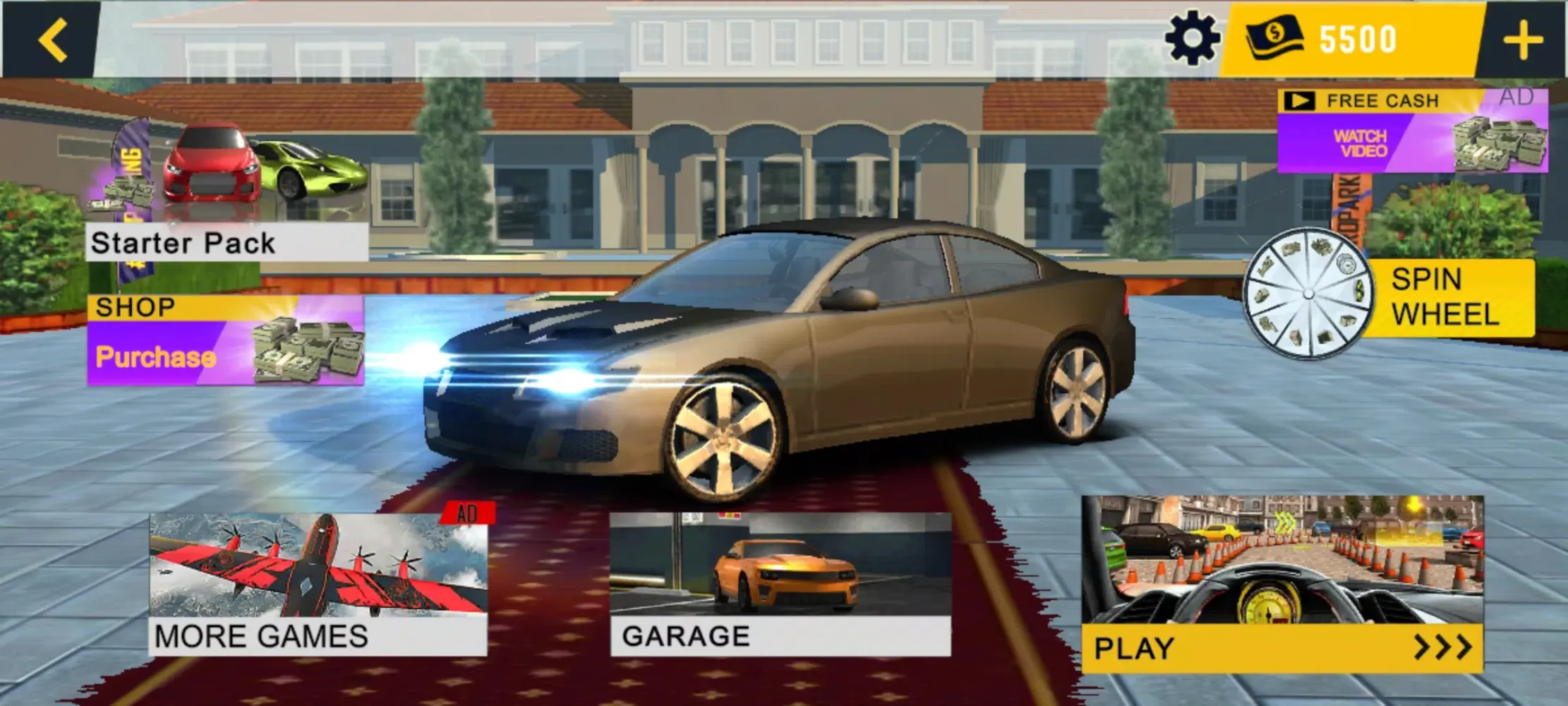 Capturas de tela do Park My X Car