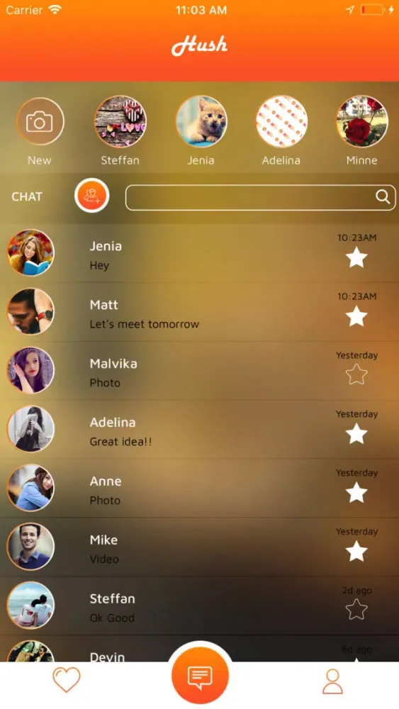 Hush - match and chat Screenshots