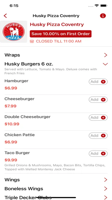 Husky Pizza Coventry应用截图