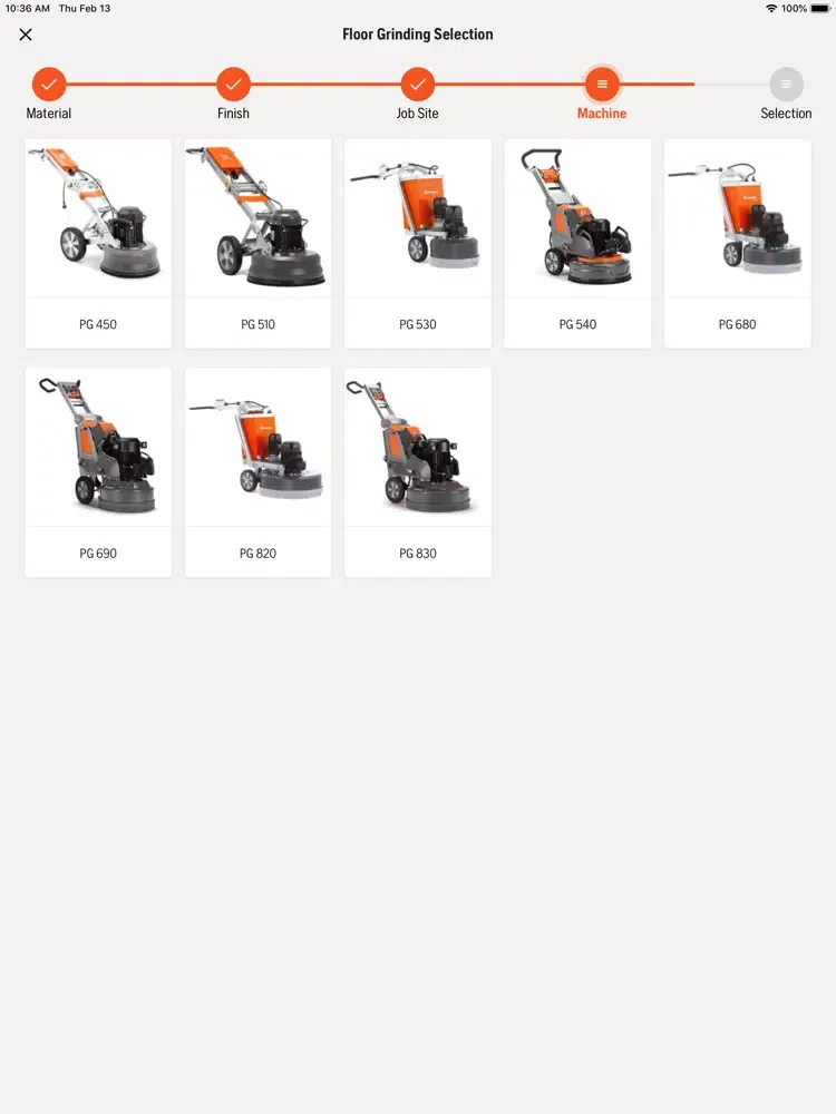 Captures d'écran de Tool Selector iPad 