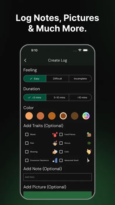 Bowel Movement Tracker PoopLog स्क्रीनशॉट