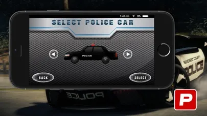 Captures d'écran de 3D Police Car Parking -Real Driving Test Simulator