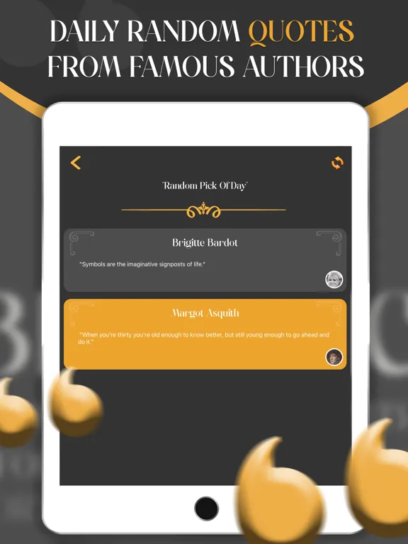 Ảnh chụp màn hình của Brilliant Quotes iPad 