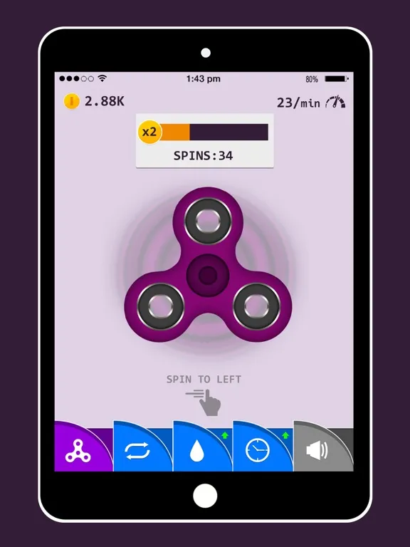 Fidget Spinner: Fidget Spinner Toy iPad  Screenshots