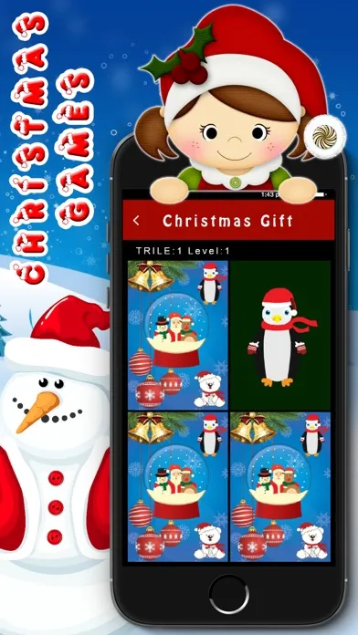 Tangkapan skrin Kids santa Game - Christmas Party for Toddler