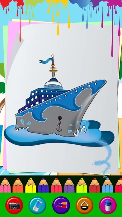 Capturas de tela do kids finger painting: handpaint on pics
