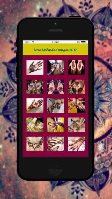 Latest Mehndi Designs 2016 - Beautiful & Fashionable Wedding Collection & Drawings Screenshots