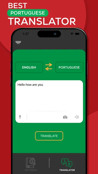 Screenshot di Portuguese Dictionary -