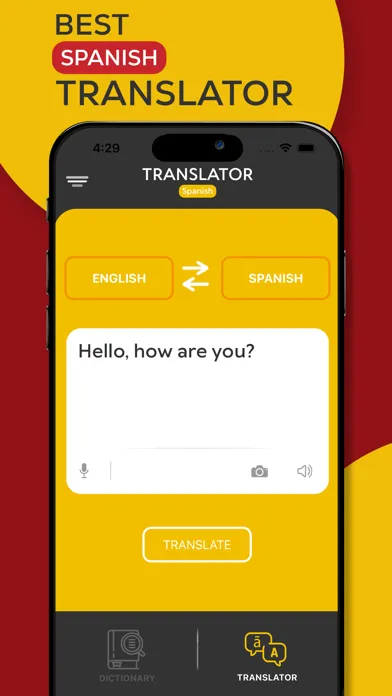 Capturas de tela do Spanish Translator -Dictionary