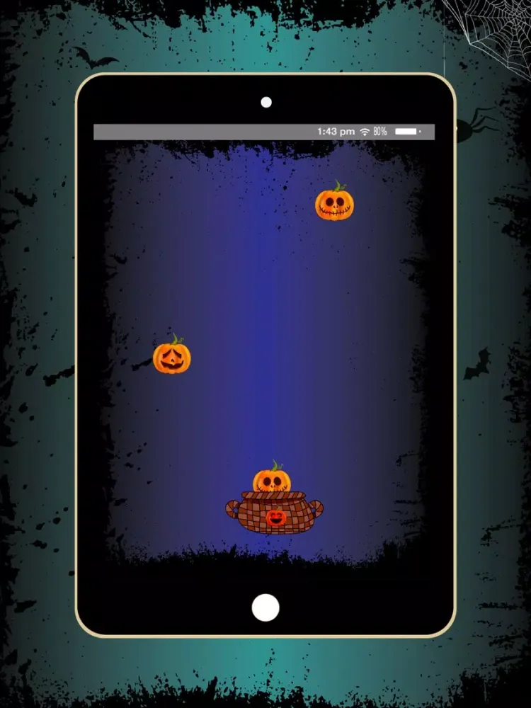 Zrzuty ekranu Fall Pumpkin - Catch Halloween 2016 iPad 