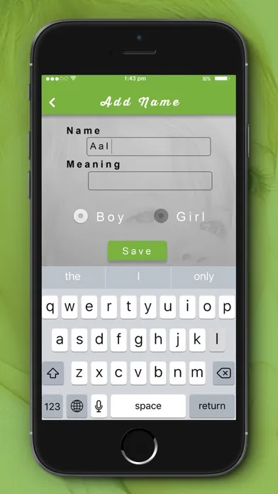 Baby Names Assistant應用截圖