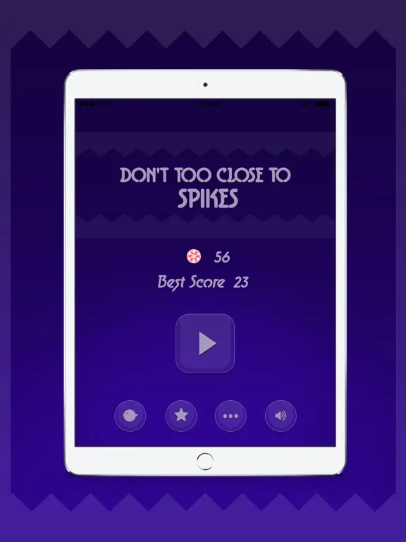 Don't too close to Spikes iPad  스크린샷
