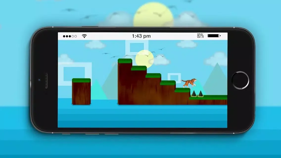 Mr Tiger Jump - Free endless game سکرین شاٹس
