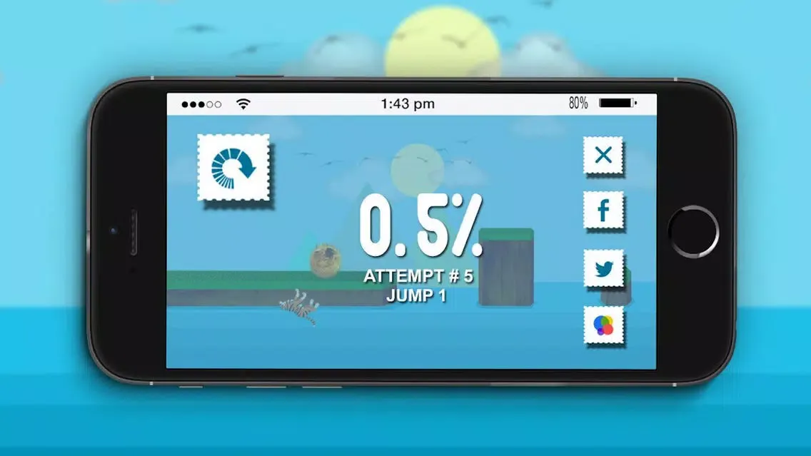 Mr Tiger Jump - Free endless game سکرین شاٹس