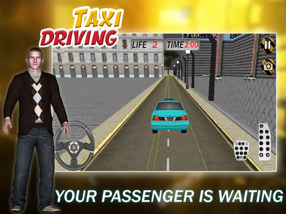 Zrzuty ekranu Modern City Taxi Driving Simulator 2016 iPad 