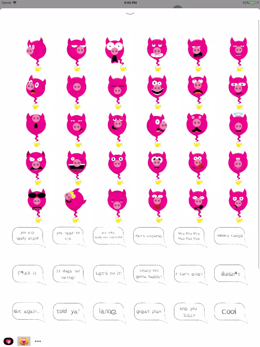Capturas de tela do Genie Piggy iPad 