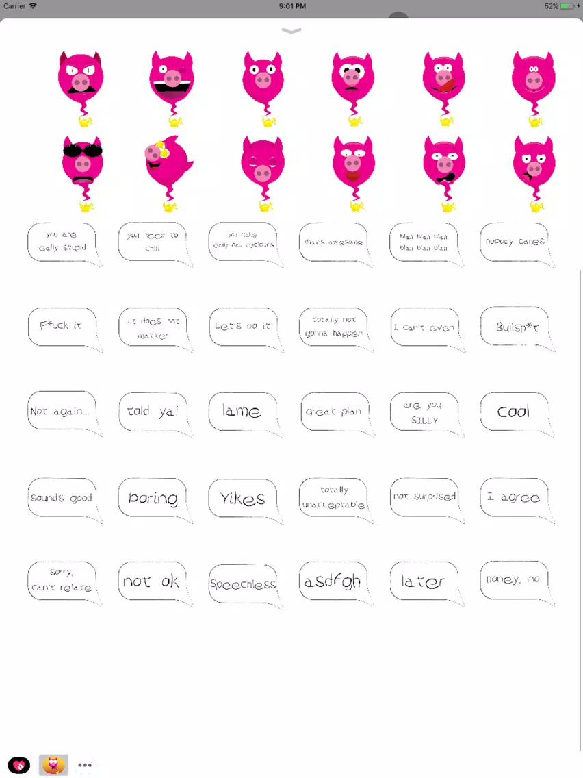 Capturas de tela do Genie Piggy iPad 