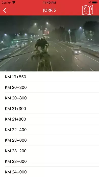 ภาพหน้าจอของ HK Toll App