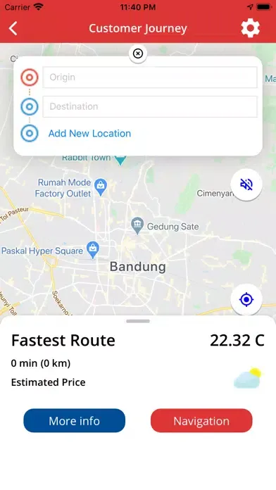 ภาพหน้าจอของ HK Toll App