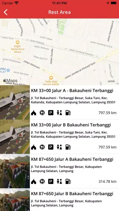 ภาพหน้าจอของ HK Toll App