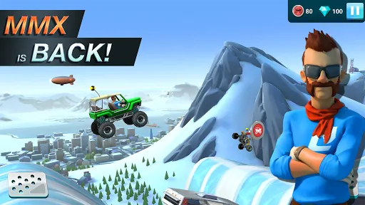 Tangkapan layar MMX Hill Dash 2 – Offroad Truc