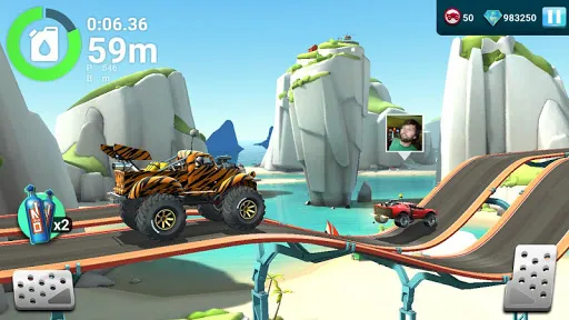 Tangkapan layar MMX Hill Dash 2 – Offroad Truc