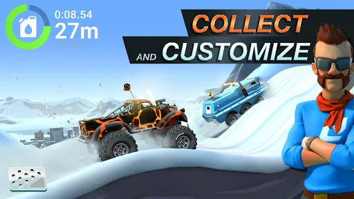 Tangkapan layar MMX Hill Dash 2 – Offroad Truc