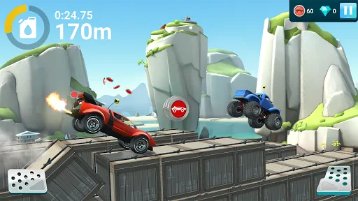 Tangkapan layar MMX Hill Dash 2 – Offroad Truc
