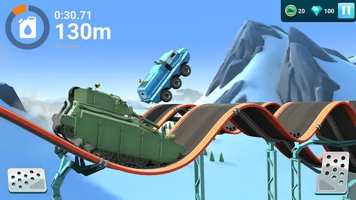 Tangkapan layar MMX Hill Dash 2 – Offroad Truc