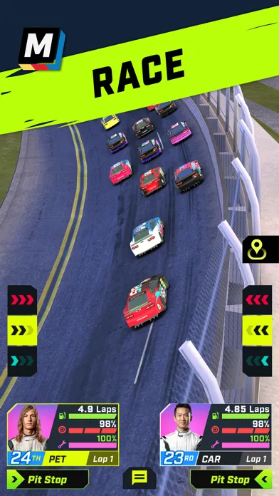 Zrzuty ekranu NASCAR® Manager