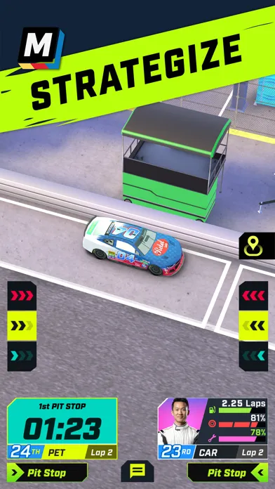Zrzuty ekranu NASCAR® Manager