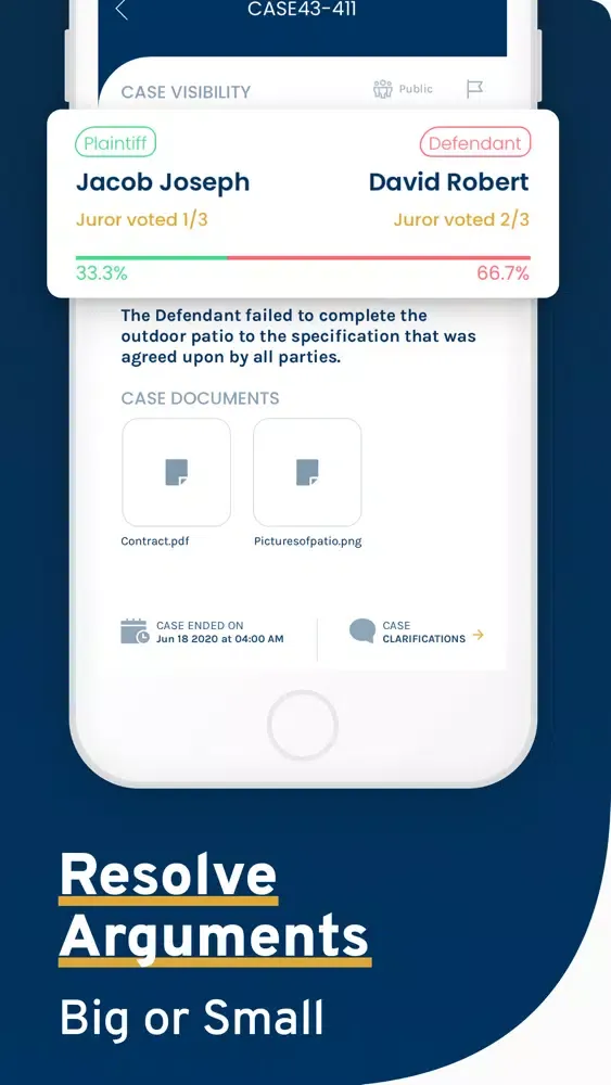 Jury: Resolve Disputes Online Ekran Görüntüleri