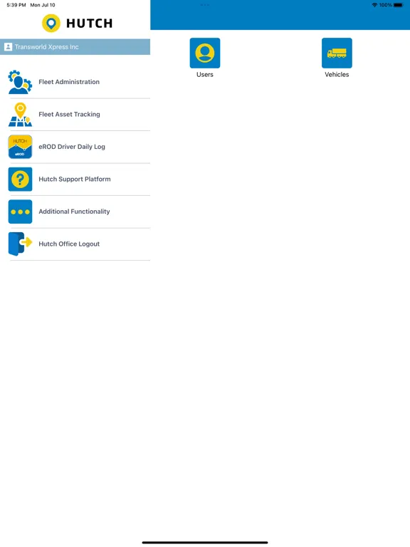 Hutch Office iPad  स्क्रीनशॉट