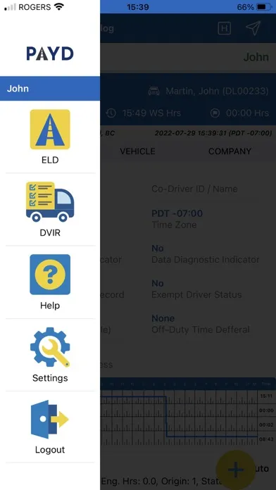 PAYD ELD Screenshots